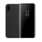 For Huawei P20 Pro PC Mirror Protective Back Cover Case with Holder – Electroplating, For P20 Pro