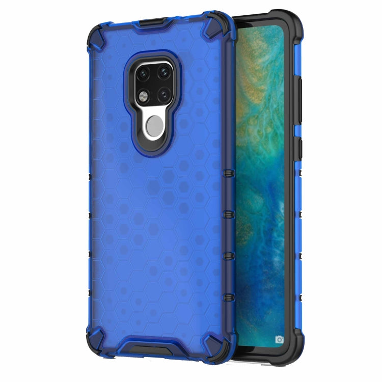 Honeycomb Shockproof PC + TPU Case for Huawei Mate 20 – Shockproof, TPU, For Huawei Mate20, For Huawei Mate 20 For Huawei Mate 20 Blue