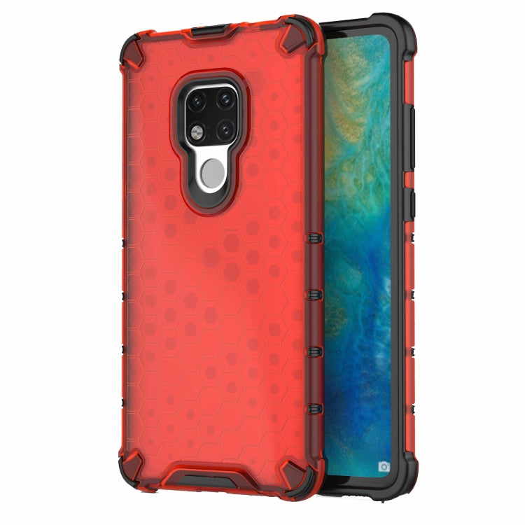 Honeycomb Shockproof PC + TPU Case for Huawei Mate 20 – Shockproof, TPU, For Huawei Mate20, For Huawei Mate 20 For Huawei Mate 20 Red