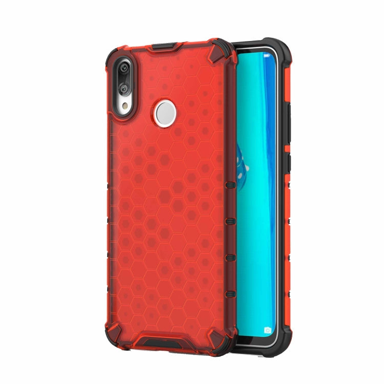 Honeycomb Shockproof PC + TPU Case for Huawei Y9 (2019) – Shockproof, TPU, For Huawei Y9 (2019) For Huawei Y9 (2019) Red