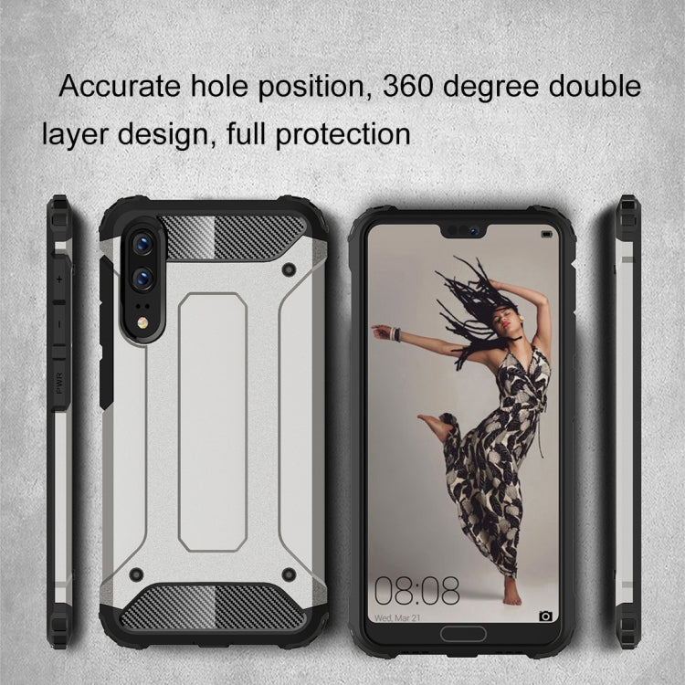 For Huawei P20 Full-body Rugged TPU + PC Combination Back Cover Case , Huawei P20 – TPU, For Huawei P20