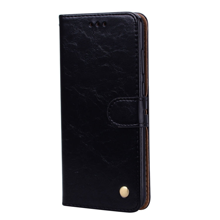 Business Style Oil Wax Texture Horizontal Flip Leather Case for Huawei Honor 7A (with fingerprint hole), with Holder & Card Slots & Wallet – Lanyard, Card Slot, Flip, For Huawei Honor 7A