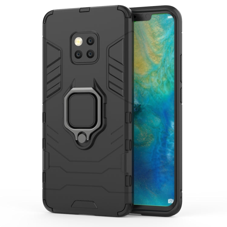 PC + TPU Shockproof Protective Case for Huawei Mate 20 Pro, with Magnetic Ring Holder – Shockproof, Ring Holder, Magnetic, For Huawei Mate 20 Pro For Huawei Mate 20 Pro Black
