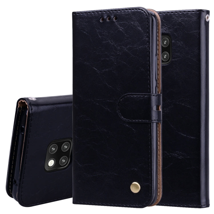 Business Style Oil Wax Texture Horizontal Flip Leather Case for Huawei Mate 20 Pro, with Holder & Card Slots & Wallet – Lanyard, Card Slot, Flip, For Huawei Mate 20 Pro For Huawei Mate 20 Pro Black