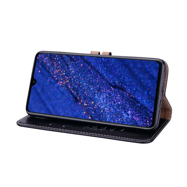 Business Style Oil Wax Texture Horizontal Flip Leather Case for Huawei Mate 20, with Holder & Card Slots & Wallet – Lanyard, Card Slot, Flip, For Huawei Mate 20