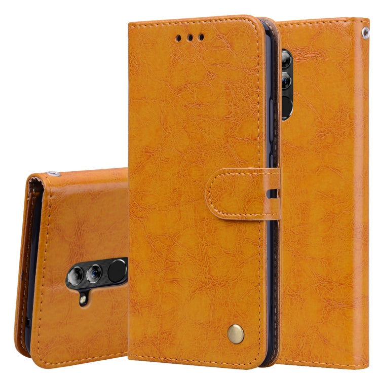 Business Style Oil Wax Texture Horizontal Flip Leather Case for Huawei Mate 20 Lite, with Holder & Card Slots & Wallet – Lanyard, Card Slot, Flip, For Huawei Mate 20 Lite For Huawei Mate 20 Lite Brown