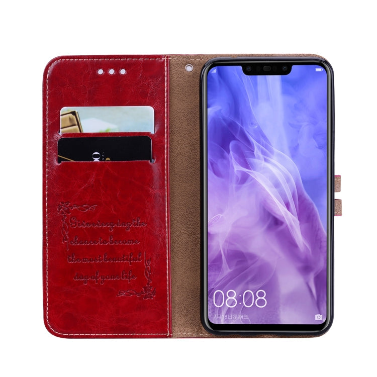 Business Style Oil Wax Texture Horizontal Flip Leather Case for Huawei Nova 3, with Holder & Card Slots & Wallet – Lanyard, Card Slot, Flip, For Huawei Nova 3, For Huawei Huawei Nova 3