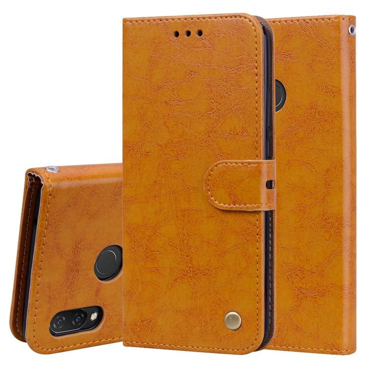 Business Style Oil Wax Texture Horizontal Flip Leather Case for Huawei Nova 3, with Holder & Card Slots & Wallet – Lanyard, Card Slot, Flip, For Huawei Nova 3, For Huawei Huawei Nova 3 For Huawei Nova 3 Brown