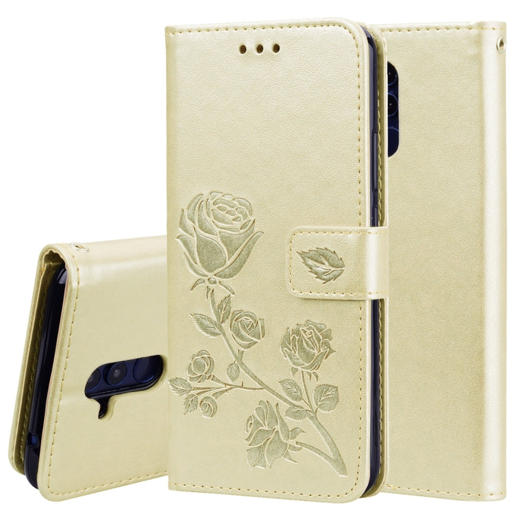 Rose Embossed Horizontal Flip PU Leather Case for Huawei Mate 20 Lite, with Holder & Card Slots & Wallet – Card Slot, Flip, Leather, For Huawei Mate 20 Lite, Huawei Mate 20 Lite Huawei Mate 20 Lite Gold