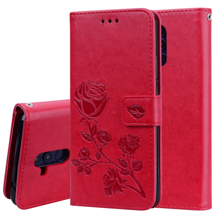 Rose Embossed Horizontal Flip PU Leather Case for Huawei Mate 20 Lite, with Holder & Card Slots & Wallet – Card Slot, Flip, Leather, For Huawei Mate 20 Lite, Huawei Mate 20 Lite For Huawei Mate 20 Lite Red
