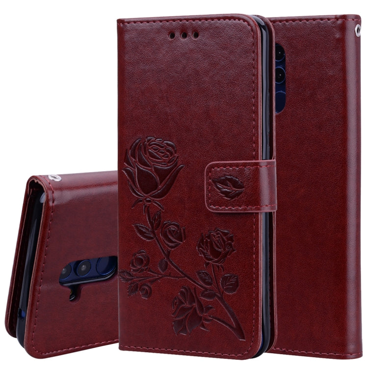 Rose Embossed Horizontal Flip PU Leather Case for Huawei Mate 20 Lite, with Holder & Card Slots & Wallet – Card Slot, Flip, Leather, For Huawei Mate 20 Lite, Huawei Mate 20 Lite For Huawei Mate 20 Lite Brown