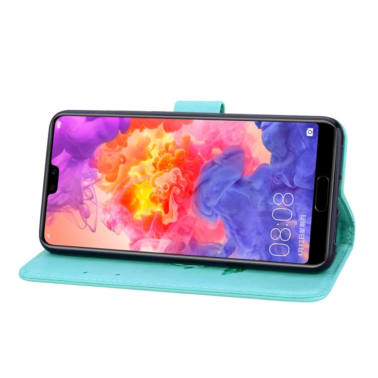 Rose Embossed Horizontal Flip PU Leather Case for Huawei P20, with Holder & Card Slots & Wallet – Card Slot, Flip, Leather, For Huawei P20, Huawei P20