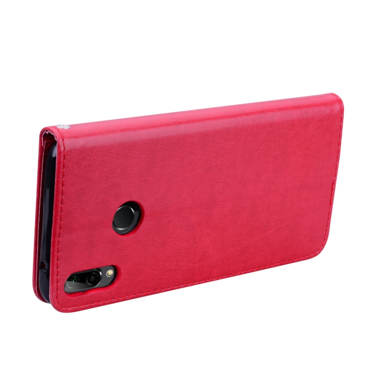 Rose Embossed Horizontal Flip PU Leather Case for Huawei Y9 (2019), with Holder & Card Slots & Wallet – Card Slot, Flip, Leather, For Huawei Y9 (2019), Huawei Y9 (2019)