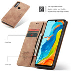 CaseMe-013 Multifunctional Retro Frosted Horizontal Flip Leather Case for Huawei P30 Lite, with Card Slot & Holder & Wallet – Card Slot, Flip, Leather, For Huawei P30 Lite