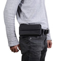 Men Universal Oxford Cloth Portable Mobile Phone Waist Pack Leather Case for Huawei Mate 20 X / 6.9 Inch or Below Smartphones – Waterproof, Leather