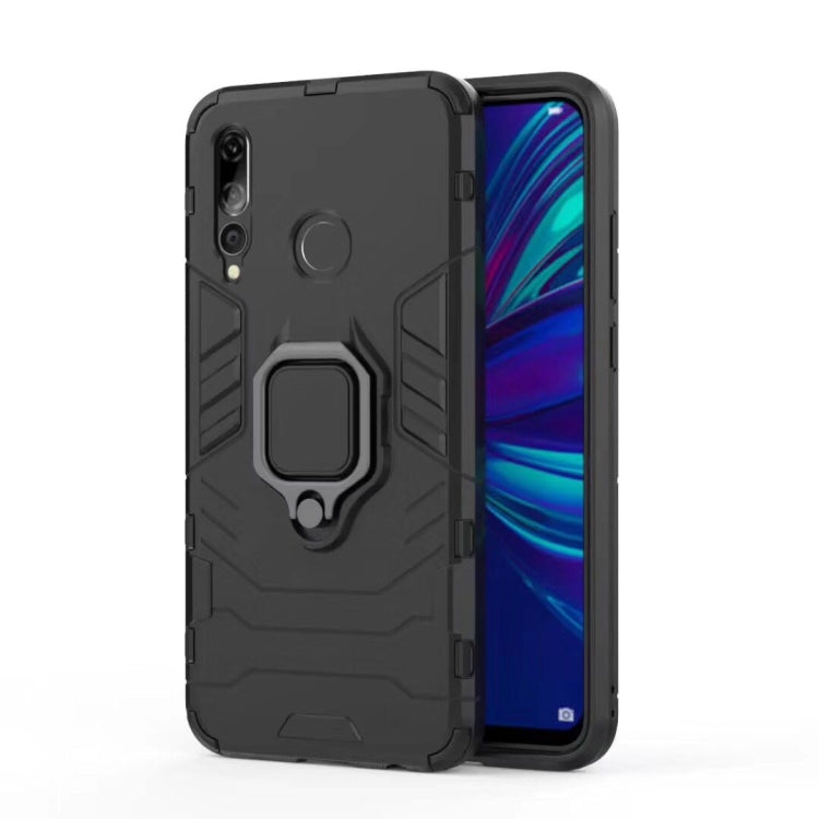 Shockproof PC + TPU Case with Magnetic Ring Holder for Huawei Enjoy 9s / P Smart+ 2019 – Shockproof, Ring Holder, Magnetic, For Huawei Enjoy 9s / P Smart+ 2019