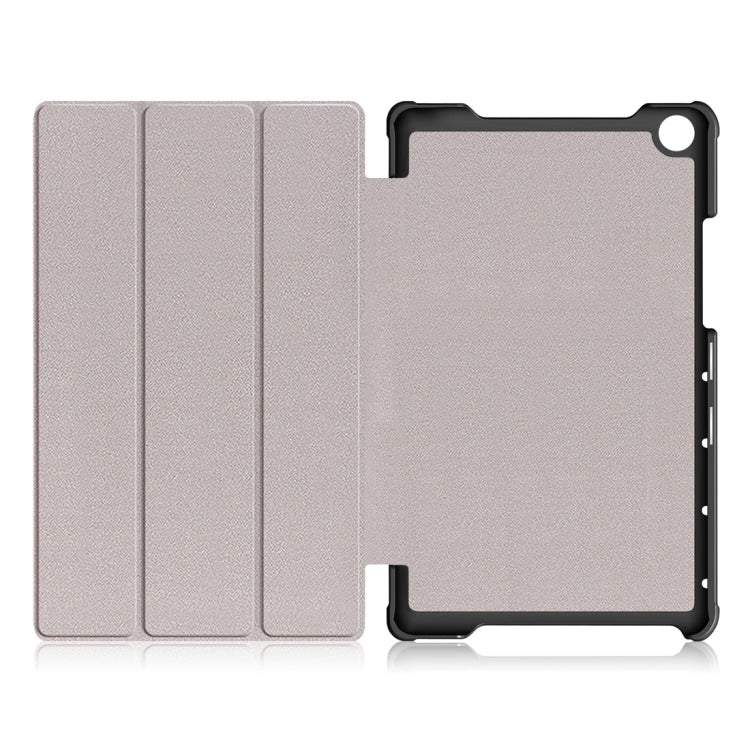 Custer Texture Horizontal Flip Leather Case for Huawei MediaPad M5 Lite 8 inch , with Three-folding Holder – Flip, Leather, For Huawei MediaPad M5 Lite