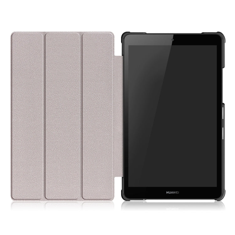 Custer Texture Horizontal Flip Leather Case for Huawei MediaPad M5 Lite 8 inch , with Three-folding Holder – Flip, Leather, For Huawei MediaPad M5 Lite