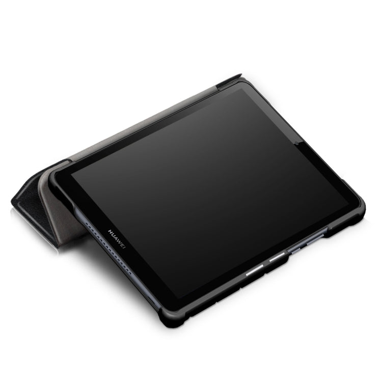 Custer Texture Horizontal Flip Leather Case for Huawei MediaPad M5 Lite 8 inch , with Three-folding Holder – Flip, Leather, For Huawei MediaPad M5 Lite