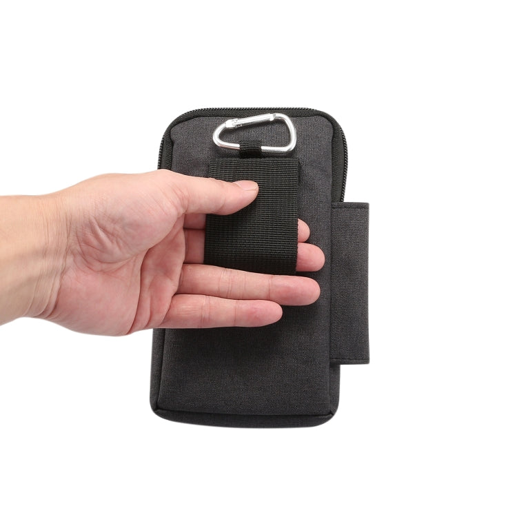 Single checked denim Multi-functional Universal Mobile Phone Waist Pack Case for 6.3 Inch or Below Smartphones – Durable Build, Easy to Use