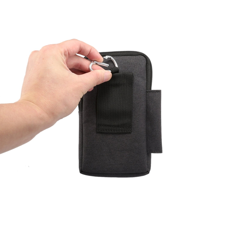 Single checked denim Multi-functional Universal Mobile Phone Waist Pack Case for 6.3 Inch or Below Smartphones – Durable Build, Easy to Use