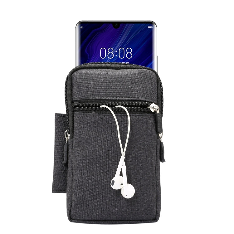 Single checked denim Multi-functional Universal Mobile Phone Waist Pack Case for 6.3 Inch or Below Smartphones – Durable Build, Easy to Use
