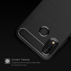 For Huawei P20 Lite Brushed Texture Carbon Fiber Shockproof TPU Protective Back Case , Huawei P20 Lite – Shockproof, TPU