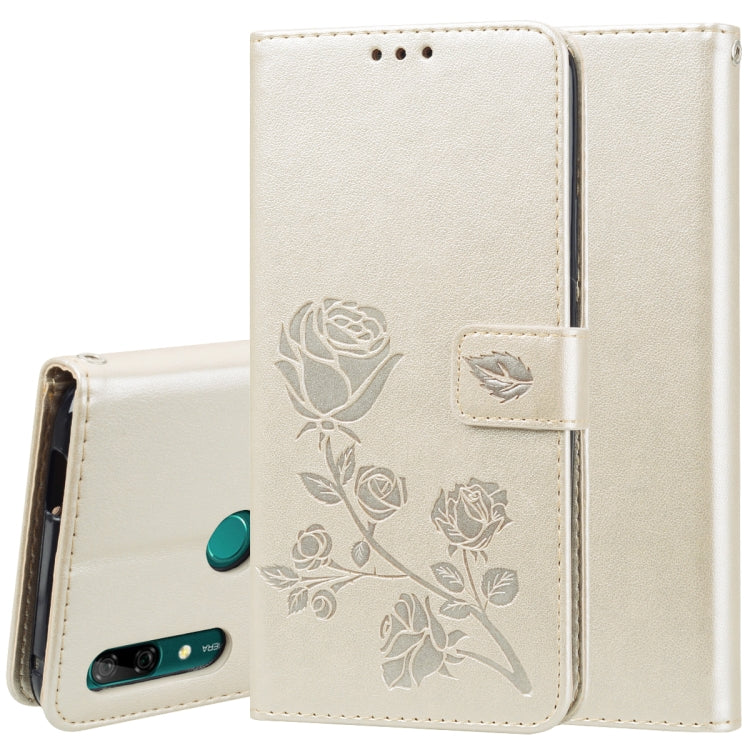 Rose Embossed Horizontal Flip PU Leather Case for Huawei P Smart Z, with Holder & Card Slots & Wallet – Card Slot, Flip, Leather, For Huawei P Smart Z