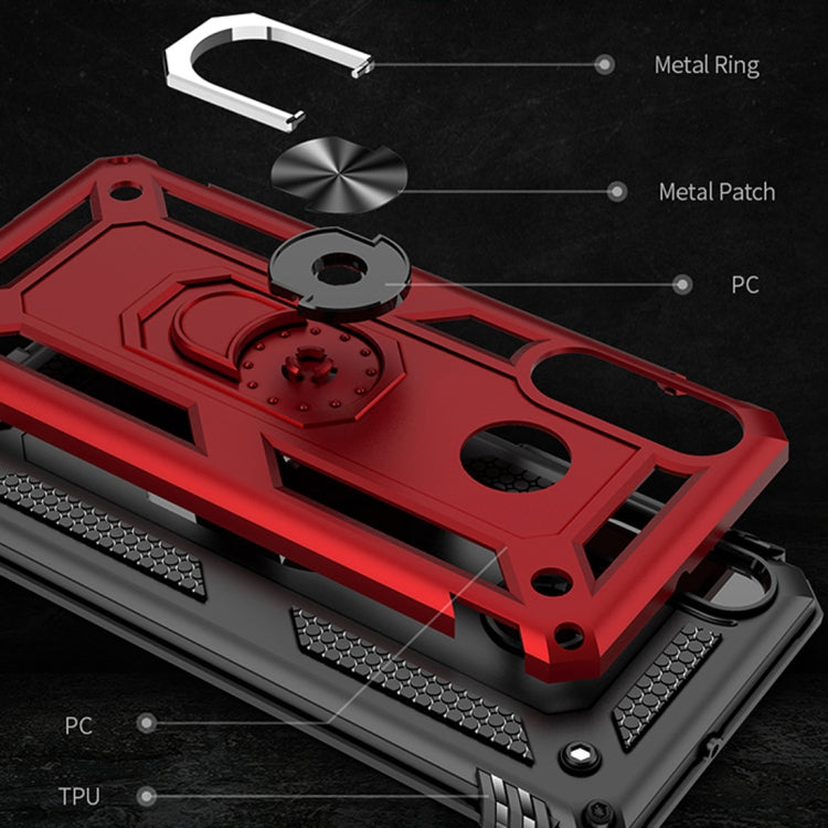 Armor Shockproof TPU + PC Protective Case for Huawei P30 Lite, with 360 Degree Rotation Holder – Shockproof, TPU, For Huawei P30 Lite