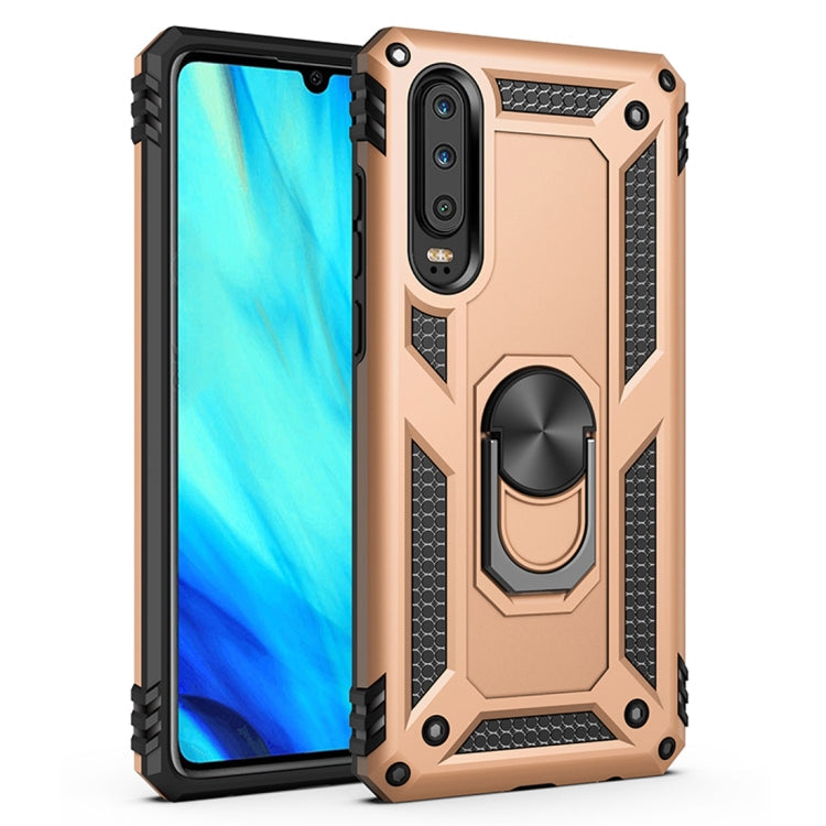 Armor Shockproof TPU + PC Protective Case for Huawei P30, with 360 Degree Rotation Holder – Shockproof, TPU, For Huawei P30