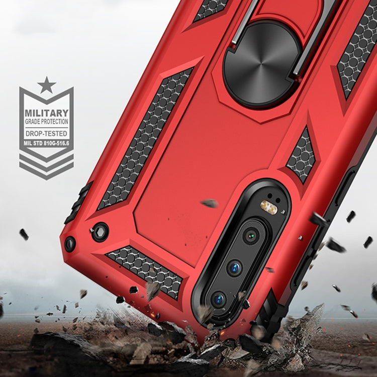 Armor Shockproof TPU + PC Protective Case for Huawei P30, with 360 Degree Rotation Holder – Shockproof, TPU, For Huawei P30