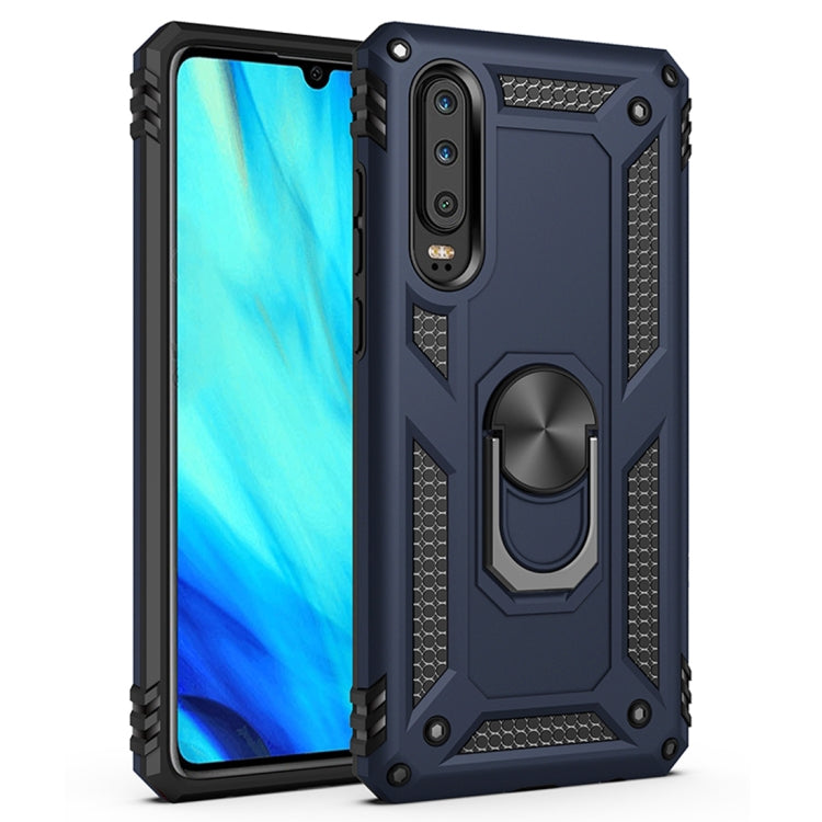Armor Shockproof TPU + PC Protective Case for Huawei P30, with 360 Degree Rotation Holder – Shockproof, TPU, For Huawei P30