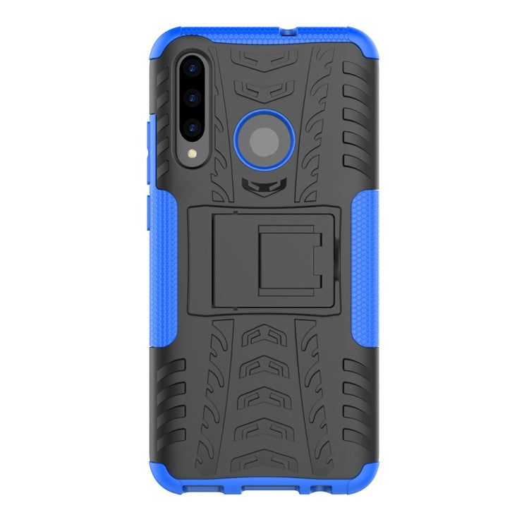 Tire Texture TPU+PC Shockproof Case for Huawei P Smart+ 2019, with Holder – Shockproof, TPU, For Huawei P Smart+ 2019