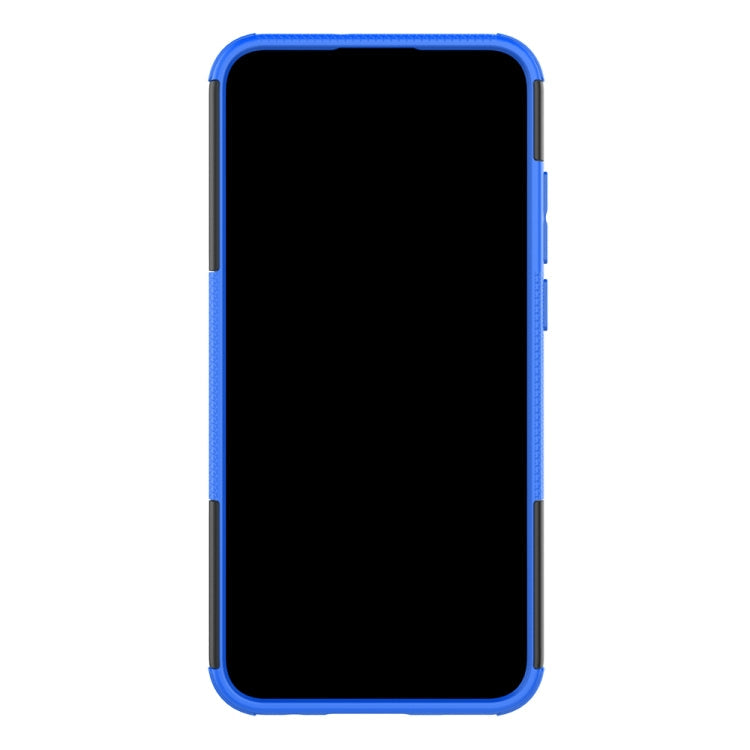 Tire Texture TPU+PC Shockproof Case for Huawei P Smart+ 2019, with Holder – Shockproof, TPU, For Huawei P Smart+ 2019