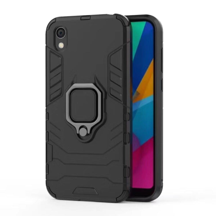Panther PC + TPU Shockproof Protective Case for Huawei Honor 8S, with Magnetic Ring Holder – Shockproof, Ring Holder, Magnetic, For Huawei Honor 8S For Huawei Honor 8S Black