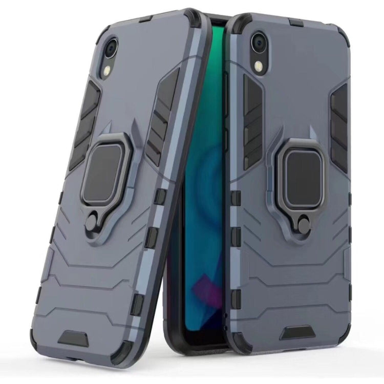 Panther PC + TPU Shockproof Protective Case for Huawei Honor 8S, with Magnetic Ring Holder – Shockproof, Ring Holder, Magnetic, For Huawei Honor 8S