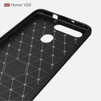 Brushed Texture Carbon Fiber Shockproof TPU Case for Huawei Honor View 20 – Shockproof, TPU, For Huawei Honor View 20, For Honor View 20
