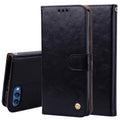 Business Style Oil Wax Texture Horizontal Flip Leather Case for Huawei Honor 10, with Holder & Card Slots & Wallet – Lanyard, Card Slot, Flip, For Huawei Honor 10