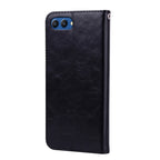 Business Style Oil Wax Texture Horizontal Flip Leather Case for Huawei Honor 10, with Holder & Card Slots & Wallet – Lanyard, Card Slot, Flip, For Huawei Honor 10