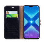 Business Style Oil Wax Texture Horizontal Flip Leather Case for Huawei Honor 8X, with Holder & Card Slots & Wallet – Card Slot, Flip, Leather, For Huawei Honor 8X
