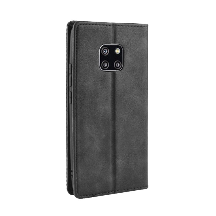 Magnetic Buckle Retro Texture Horizontal Flip Leather Case for Huawei Mate 20 Pro, with Holder & Card Slots & Wallet – Magnetic, Card Slot, Flip, For Huawei Mate 20 Pro