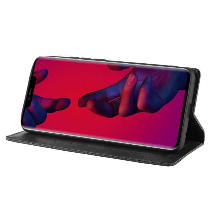 Magnetic Buckle Retro Texture Horizontal Flip Leather Case for Huawei Mate 20 Pro, with Holder & Card Slots & Wallet – Magnetic, Card Slot, Flip, For Huawei Mate 20 Pro