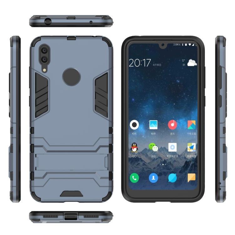 Shockproof PC + TPU Case for Huawei Y7(2019), with Holder – Shockproof, TPU, For Huawei Y7(2019)