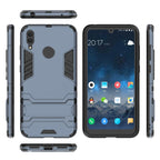 Shockproof PC + TPU Case for Huawei Y7(2019), with Holder – Shockproof, TPU, For Huawei Y7(2019)