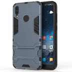 Shockproof PC + TPU Case for Huawei Y7(2019), with Holder – Shockproof, TPU, For Huawei Y7(2019)