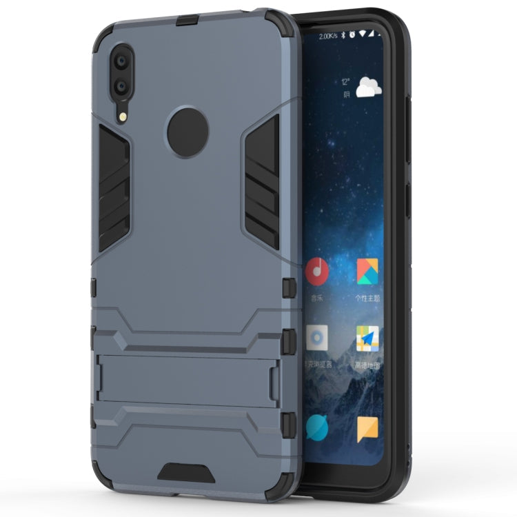 Shockproof PC + TPU Case for Huawei Y7(2019), with Holder – Shockproof, TPU, For Huawei Y7(2019)