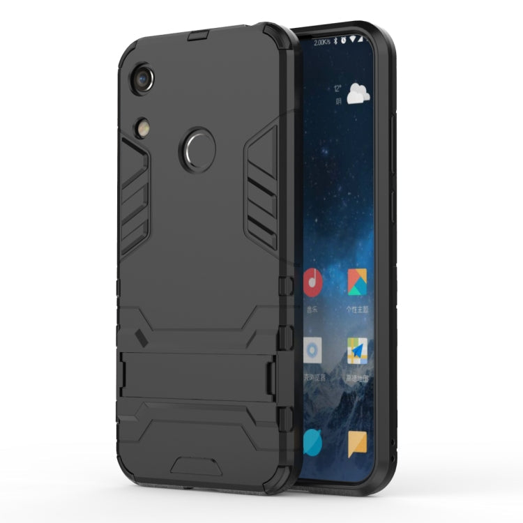 Shockproof PC + TPU Case for Huawei Honor 8A, with Holder – Shockproof, TPU, For Huawei Honor 8A, For Honor 8A For Honor 8A Black