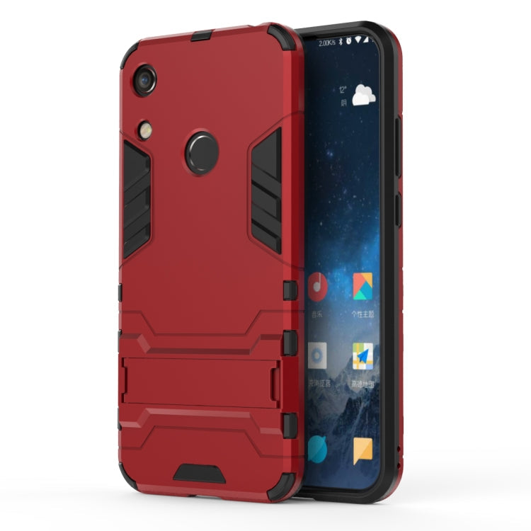 Shockproof PC + TPU Case for Huawei Honor 8A, with Holder – Shockproof, TPU, For Huawei Honor 8A, For Honor 8A For Huawei Honor 8A Red