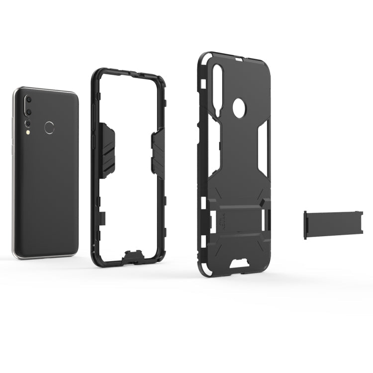 Shockproof PC + TPU Case for Huawei Nova 4, with Holder – Shockproof, TPU, For Huawei Nova 4, For Nova 4