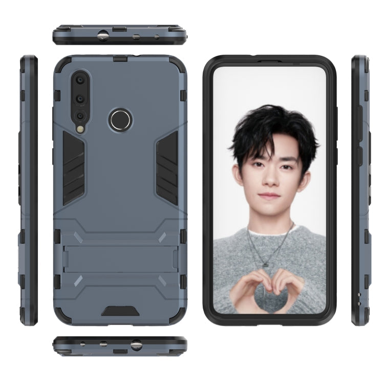 Shockproof PC + TPU Case for Huawei Nova 4, with Holder – Shockproof, TPU, For Huawei Nova 4, For Nova 4